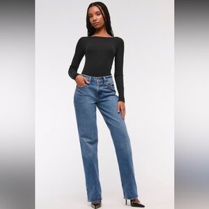 Abercrombie Curve Love Low Rise Baggy Jean